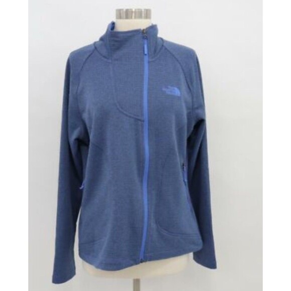 The North Face – Needit Asymmetrical Zip Zipper Up Fleece JacketAMPARO BLUE M - Picture 1 of 9